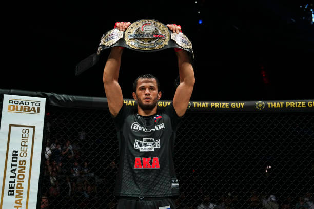 Usman Nurmagomedov retains title in decision win over Alexandr Shabily - Bellator Champions Series 4 Highlights 4 usman 2