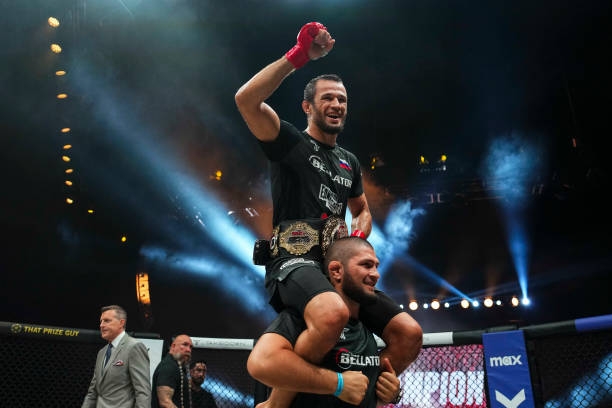Usman Nurmagomedov retains title in decision win over Alexandr Shabily - Bellator Champions Series 4 Highlights 3 usman khabib