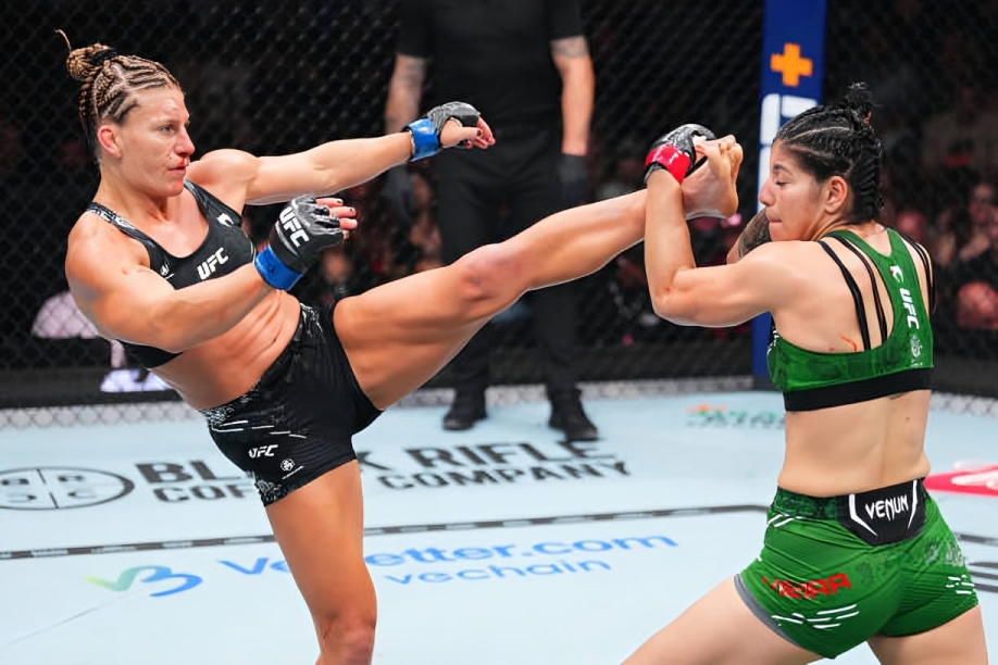 Kayla Harrison grinds out decision over Ketlen Vieira in hard-Fought win - UFC 307 Highlights 4 82249791134