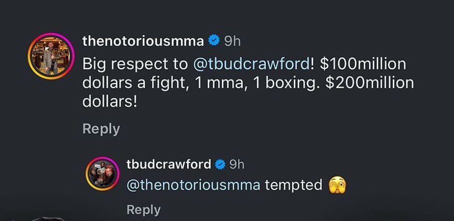 Boxing King Terence Crawford Rejects Conor McGregor's Fight Offer: "Sometimes it ain’t about the money" 3 Terence Crawford