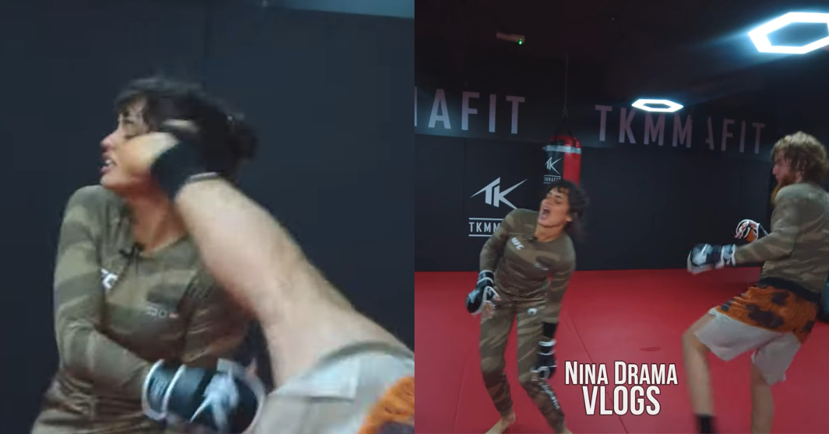 Watch: Shara Bullet Magomedov attacks Nina Marie Daniele during Training "He Actually Kicked Me." 1 Watch: Shara Bullet Magomedov attacks Nina Marie Daniele during Training "He Actually Kicked Me."