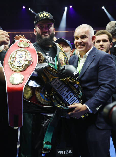 Marital issues on display: Dmitry Bivol’s wife seen supporting Artur Beterbiev after his win 4 gettyimages 2178144390 612x612 1