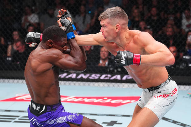 Joaquin Buckley rallies, stops Wonderboy Thompson in huge KO win - UFC 307 Highlights 3 wo0nderboy