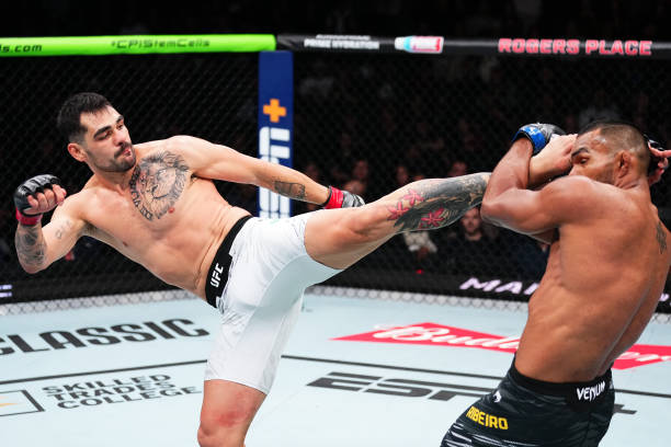 Brendson Ribeiro Scores Questionable Split Deicsion Over Caio Machado - UFC Edmonton Highlights 4 Caio Machado vs. Brendson Ribeiro - UFC Edmonton Highlights
