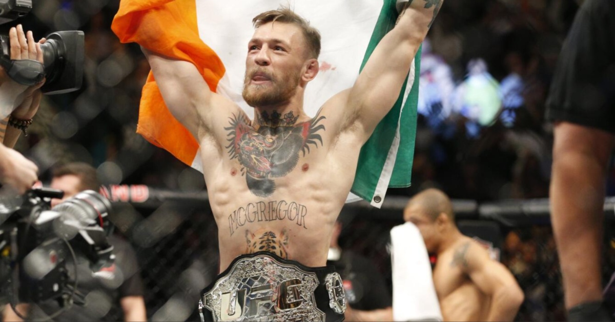 Conor McGregor Celebrates 9th Anniversary of Unifying UFC Gold in 13 Seconds