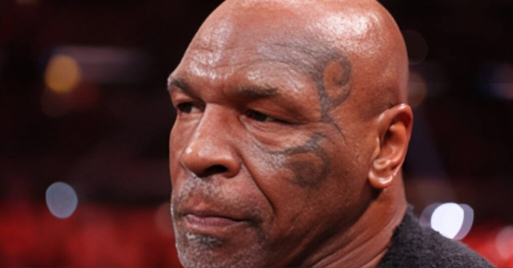 Mike Tyson during recent training