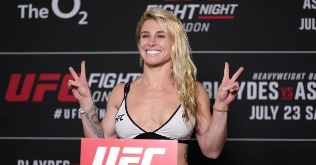 Former UFC Star Paige VanZant Eyes GFL Signed Fighters for Next Matchup in MMA Showdown 9 Hannah Goldy 2