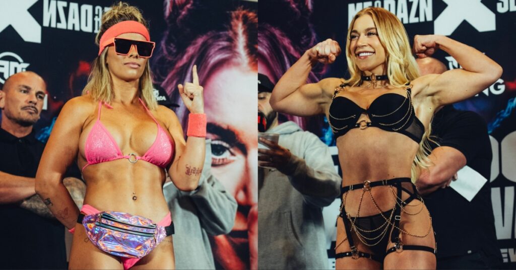 Elle Brooke Vs. Paige VanZant - When The Model Dropped The UFC Veteran 2 elle brooke paige vanzant