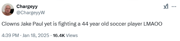 Fans Defend Jake Paul After KSI Announces Fight Against 44-Year-Old Footballer 8 image 42