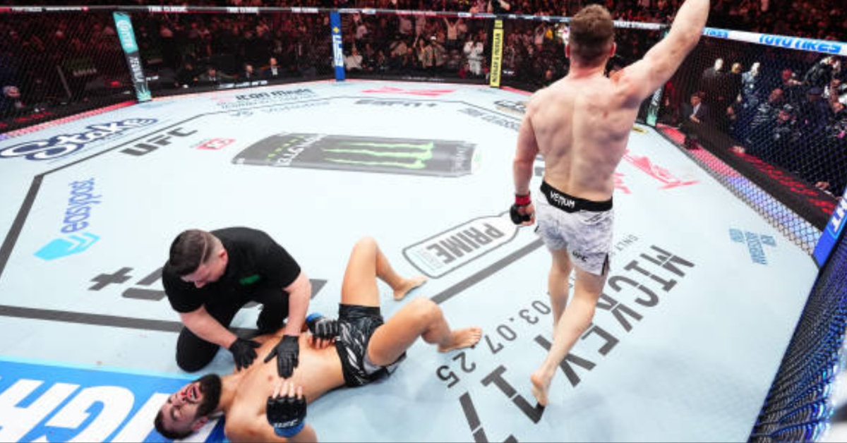 Ion Cutelaba Taps Out Ibo Aslan with Tight Arm Triangle Choke in Opening Round – UFC Seattle Highlights