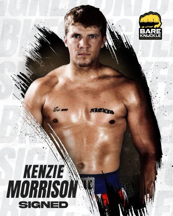Bare Knuckle Fighting Championship Signs Kenzie Morrison, Son of Boxing Legend Tommy Morrison 2 1000081821 560x700 1
