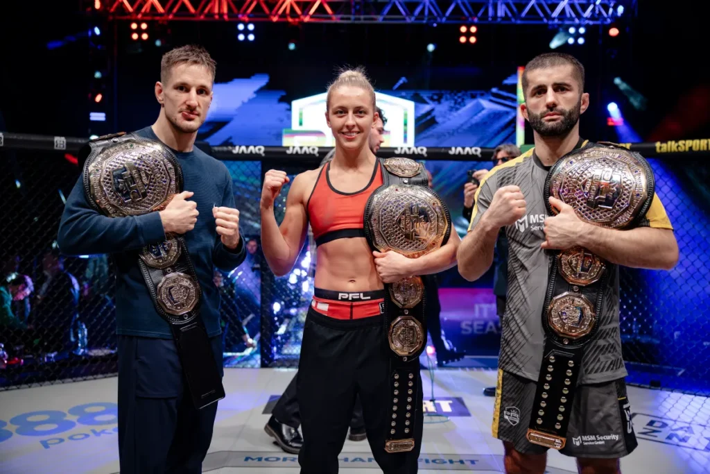 Regional Titles - The next Step in MMA's Evolution and PFL's pioneering attempt at them. 2 2023 PFL Europe Champions Khurshed Kakhorov Jakub Kaszuba Dakota Ditcheva