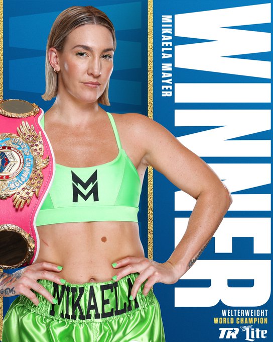 Mikaela Mayer Rules the Boxing Ring with Unanimous Decision Victory Over Sandy Ryan - Mayer vs. Ryan 2 Highlights 5 GnQjqpbW8AAZqLn 1