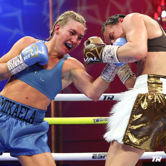 Mikaela Mayer Rules the Boxing Ring with Unanimous Decision Victory Over Sandy Ryan - Mayer vs. Ryan 2 Highlights 2 GnQnr4bWsAAAsRu