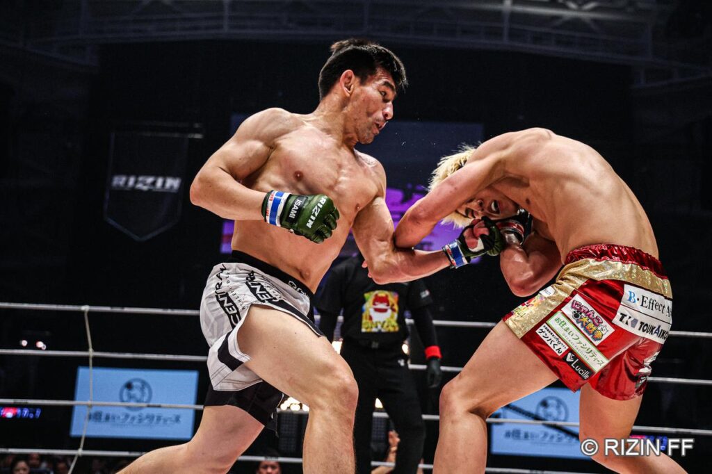 Kazakh Karshyga Dautbek Edges Out Chihiro Suzuki in Thrilling RIZIN 50 Featherweight Showdown 2 Karshyga Dautbek Defeats Chihiro Suzuki at Rizin 50