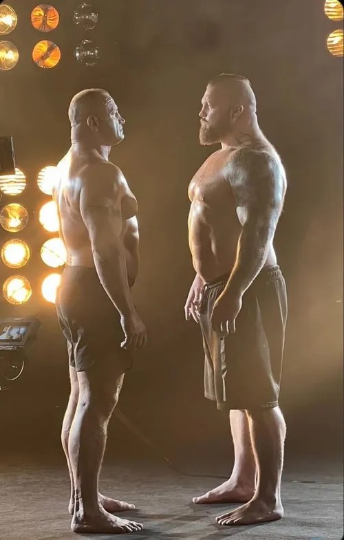 Eddie Hall talks World's Strongest Fight Opponent Mariusz Pudzianowski "Six-pack, broad chest, and massive biceps" at KSW 105 3 Mariusz Pudzianowski vs. Eddie Hall