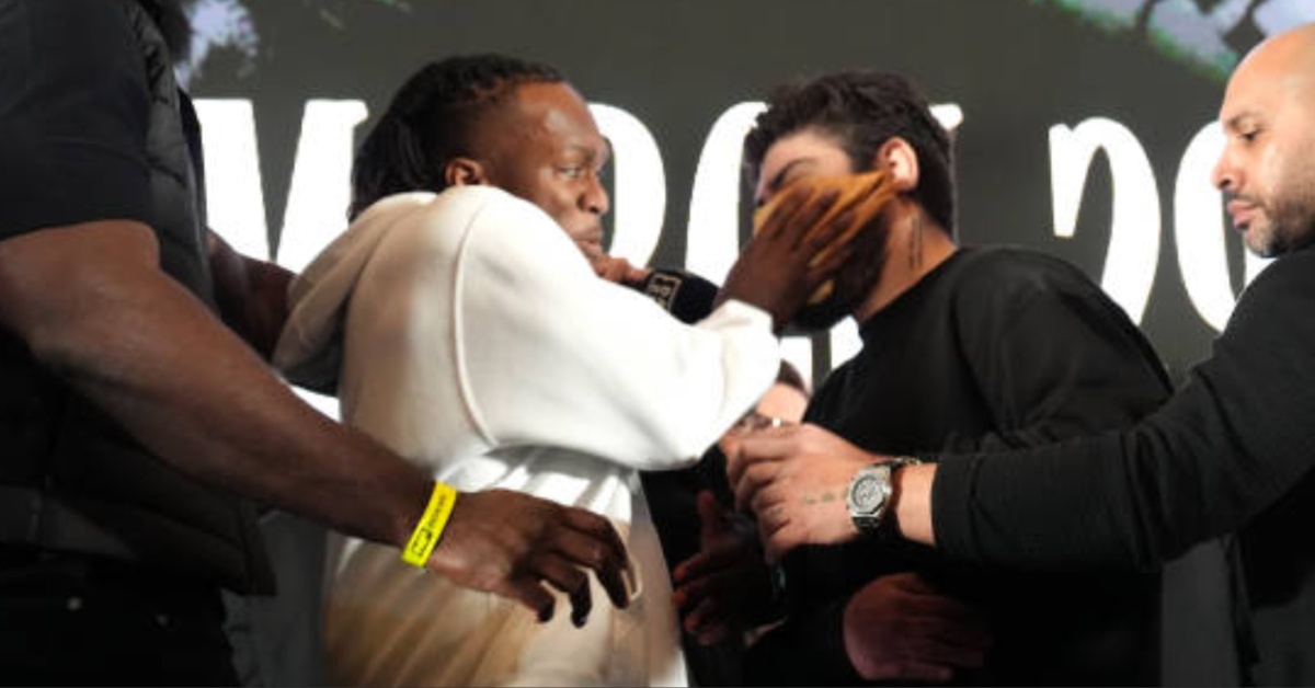 Video - KSI Serves Dillon Danis a Pancake Smackdown in Pre-Bout Showdown 1 KSI Serves Dillon Danis a Pancake Smackdown in Pre-Bout Showdown