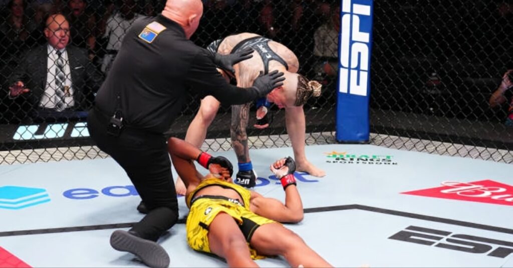 Priscila Cachoeira shocks Josiane Nunes with blistering first round KO win - UFC Vegas 104 Highlights 2 Priscila Cachoeira shocks Josiane Nunes with blistering first round KO win - UFC Vegas 104 Highlights
