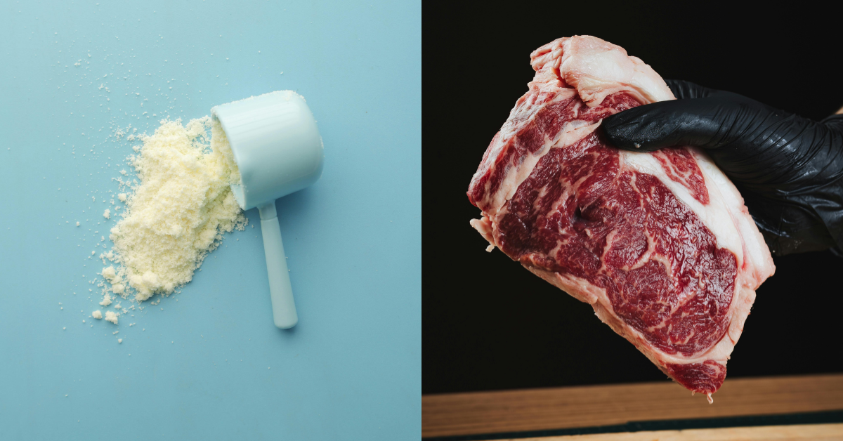 Protein Powder or Meat? Expert Weighs In on Best Protein Powder vs. Beef for Muscle Growth 1 Protein Powder vs Meat - What's Better? Best Protein Powder