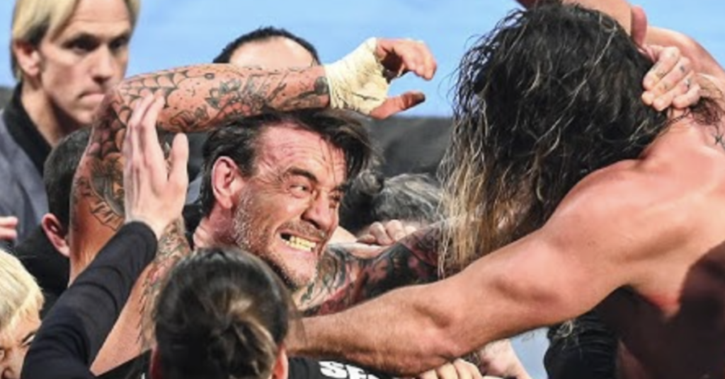 CM Punk, Seth Rollins, Roman Reigns