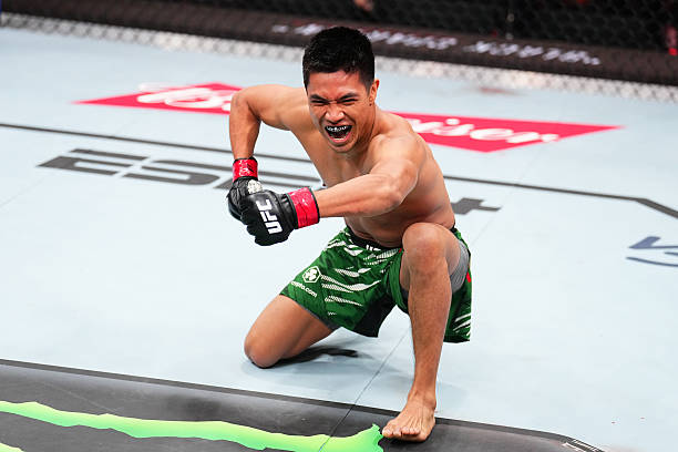 David Martinez Smashes Through Saimon Oliveira in Memorable Octagon Debut - UFC Mexico Highlights 4 gettyimages 2207552860 612x612 1