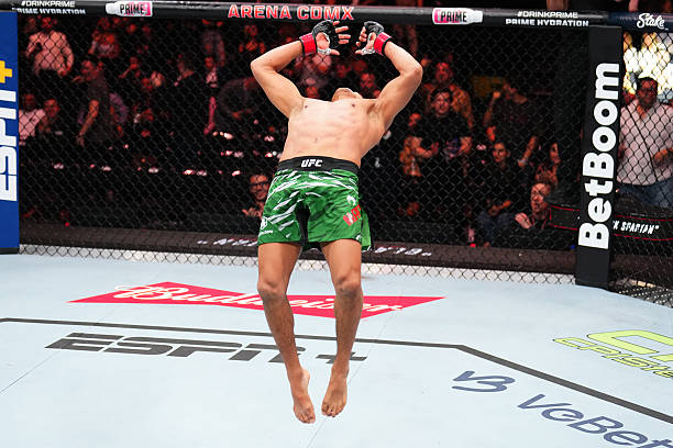 David Martinez Smashes Through Saimon Oliveira in Memorable Octagon Debut - UFC Mexico Highlights 3 gettyimages 2207552862 612x612 1