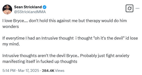 Sean Strickland Offers Bryce Mitchell Surprising Advice to Deal with 'Demonic Dreams' 2 image 23