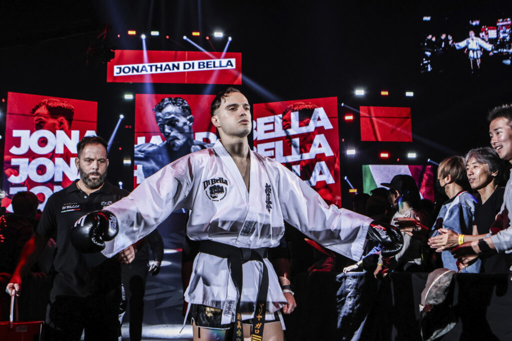 John Di Bella entrance karate Gi