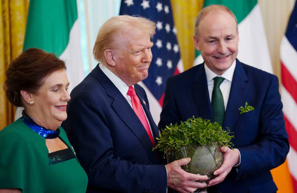 Donald Trump and Conor McGregor's Photo Op Sparks Anger Across Ireland "He Does Not Speak for Us" 4 micheal martin donald trump