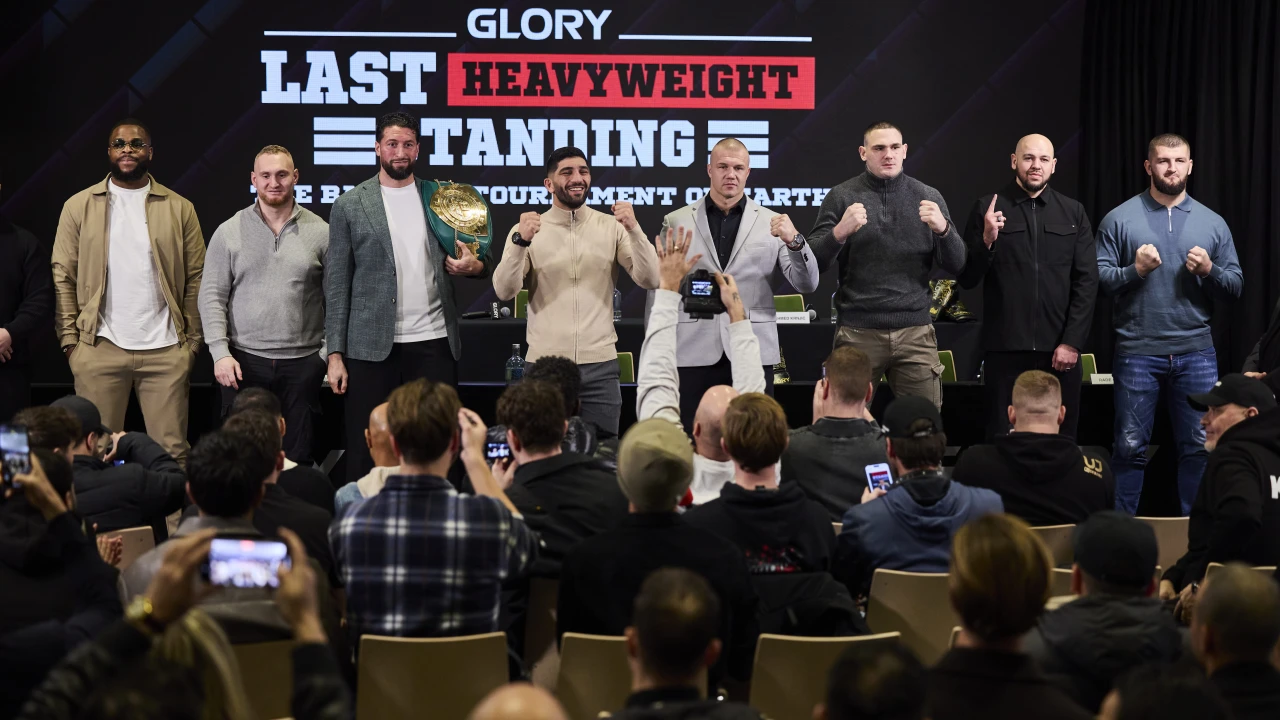 Glory 99 - 32 man Last Heavyweight Standing tournament is the most important event in Glory kickboxing history 1 Glory 99 Last Heavyweight standing tournament press conference