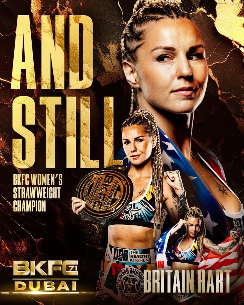 Britain Hart Bests Tai Emery in Bloody Brawl to Retain Strawweight Strap: BKFC 71 Highlights 4 GntuhMaaYAEHggC