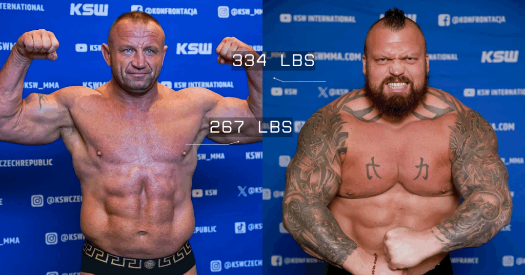 Over 600 Pounds of Fury: Mariusz Pudzianowski and Eddie Hall Tip the Scales for KSW’s Ultimate Strongman Showdown