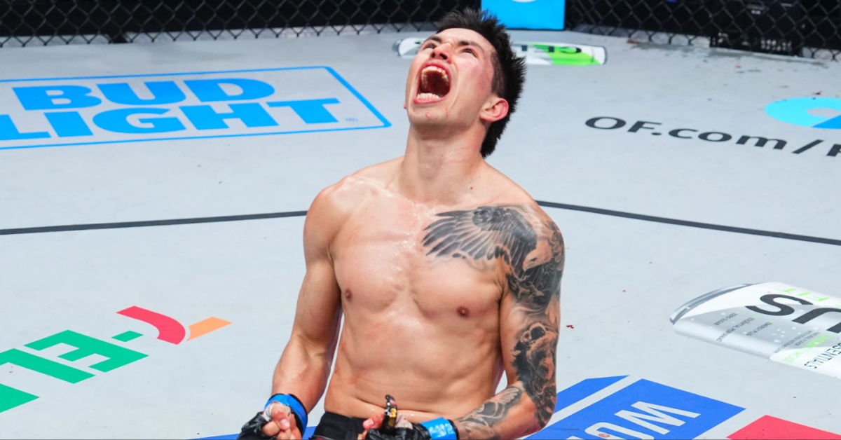 Jesus Pinedo TKOs Adam Borics in the First, Advances to Featherweight Semi-Final  – PFL 1 Highlights