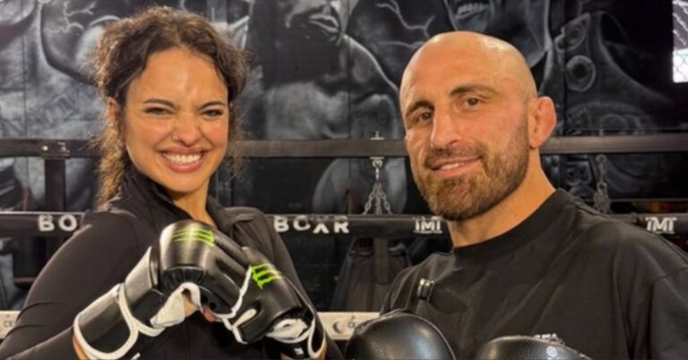 Does Alexander Volkanovski Train Wearing a Cup? Nina Marie Daniele Gets the Scoop 'I Don’t Need to Worry About That'