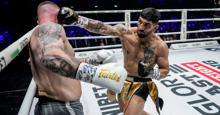 Watch: Bahram Rajabzadeh Dominates with a First Round Finish at GLORY 99
