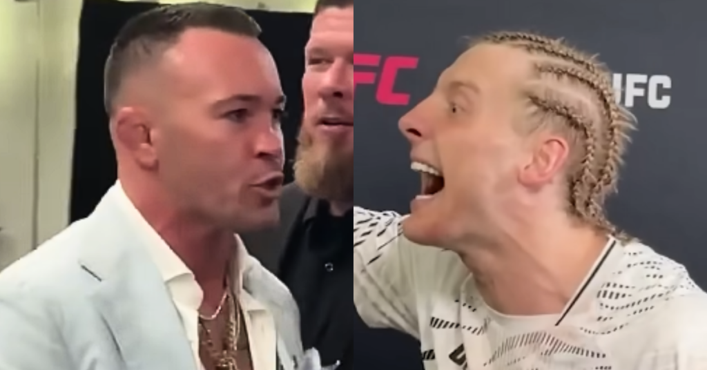 Watch: Tensions Boil Over as Paddy Pimblett and Colby Covington’s Explosive Backstage Encounter at UFC 314