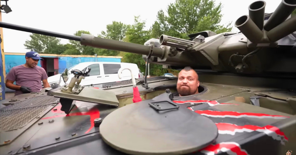 You Won’t Believe Eddie Hall’s Incredible Tank Collection Ahead of MMA Showdown with Mariusz Pudzianowski
