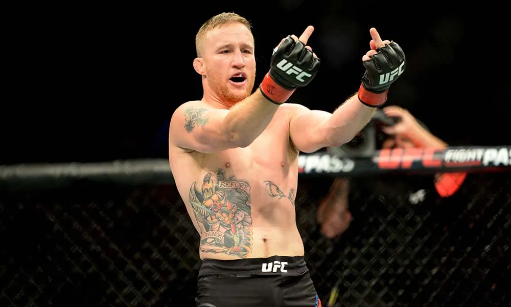 Is Khabib Sabotaging Ilia Topuria's UFC 317 Title Shot?: 'He's Going to Say No' 5 justin gaethje ufc fight night 135 3