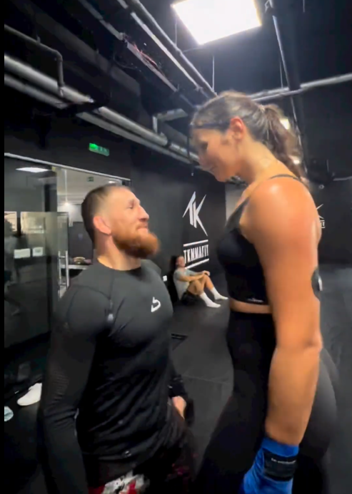 Merab Dvalishvili Leaves Playboy Model Breathless After Grappling Session 3 merab