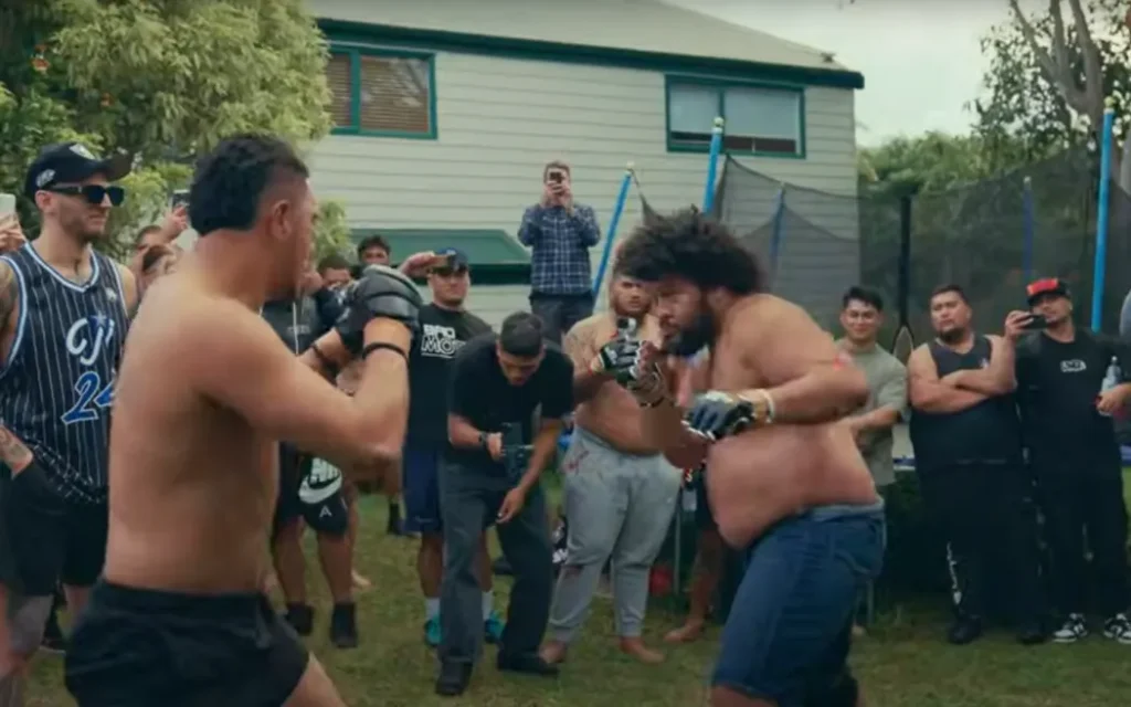 Watch - Dan Hooker's Reveals Insane 32-Man Backyard Tournament: 'We Knocked Out 30 Fights in an Hour' 6 4K6L6GN hkkrr PNG