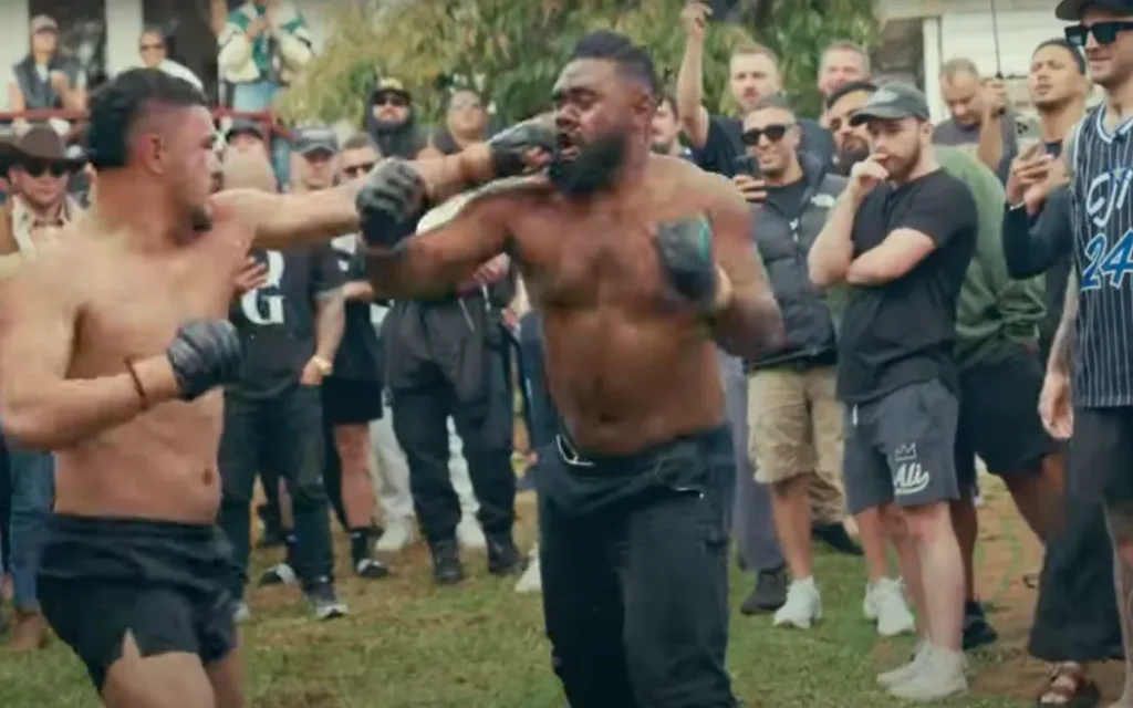 Watch - Dan Hooker's Reveals Insane 32-Man Backyard Tournament: 'We Knocked Out 30 Fights in an Hour' 7 4K6L6I2 hky PNG