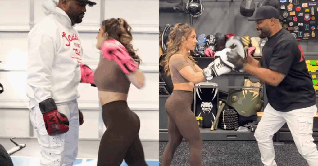 CrossFit Star Demi Bagby Takes a Knockout Punch from UFC Champ Quinton Rampage Jackson