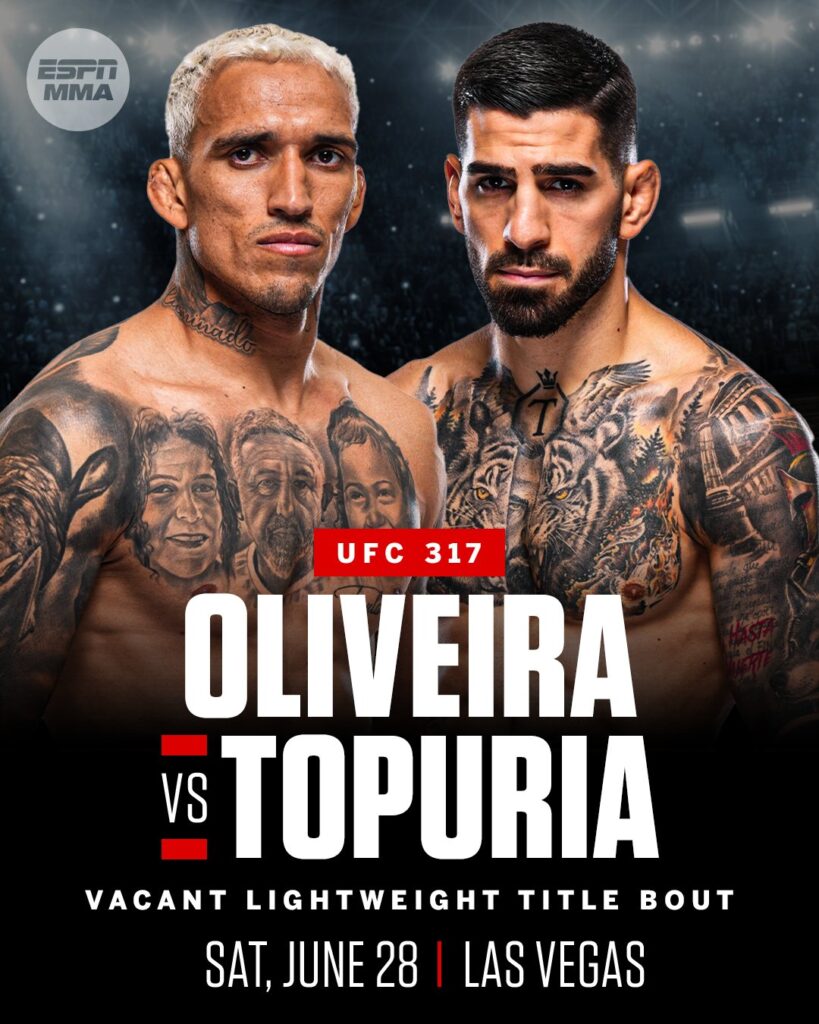 Ilia Topuria Reacts to UFC 317 Title Fight Against Charles Oliveira: 'It's Unfortunate Makhachev Ran Away' 3 Gq3NZ5 XEAAhv5m