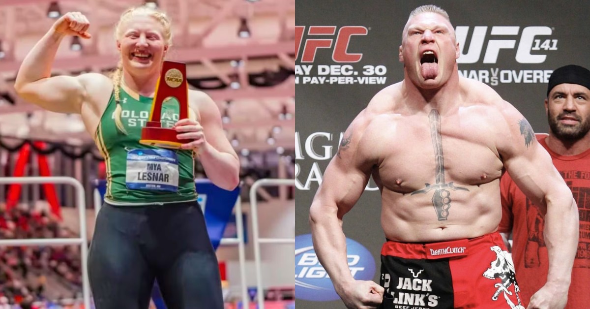 Watch: Brock Lesnar’s Daughter Mya Smashes Records With Fourth Shot Put Title