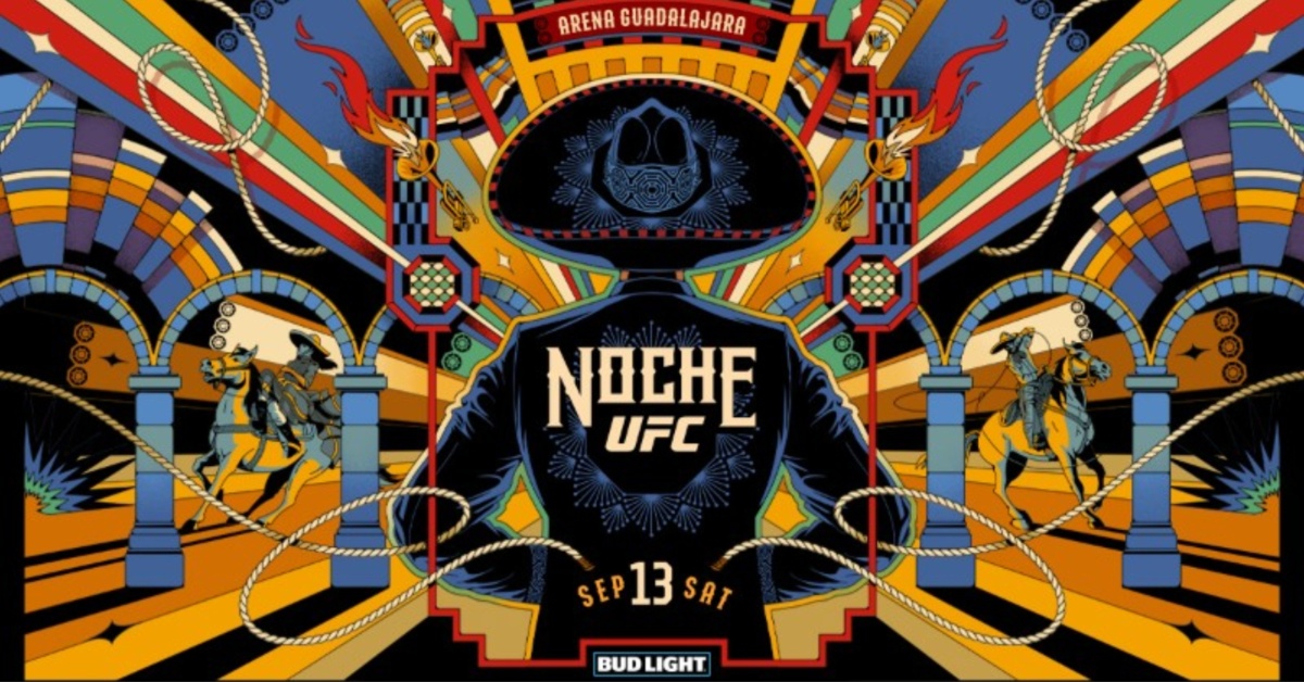 Noche UFC event moved from Guadalajara to San Antonio on September 13.