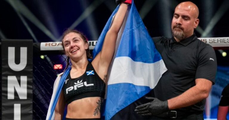 Gemma Auld Taps Out Sammy Jo Luxton with Slick Rear-Naked Choke - PFL Europe 1 Highlights