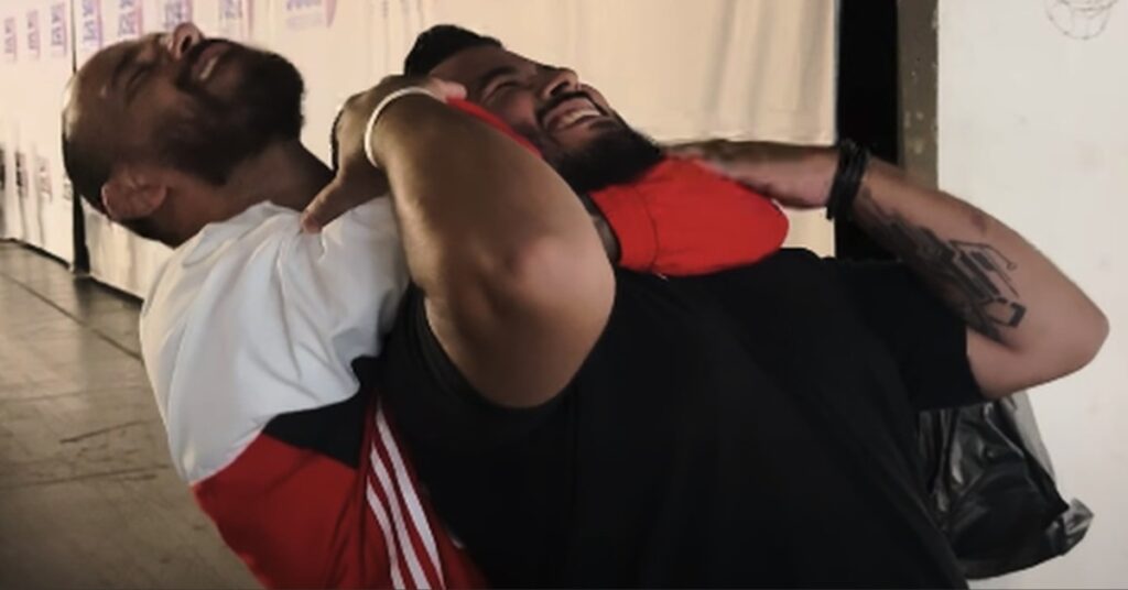 Watch - UFC's Jean Silva Chokes Fan Unconscious, Ignores Multiple Taps to Stop: 'What a Thug'