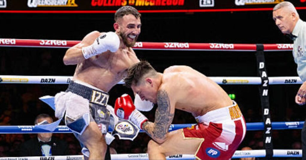 Nathaniel Collins Drops Lee McGregor with Laser Left Hand, Scores Fourth-Round TKO: Taylor vs. Essuman Highlights