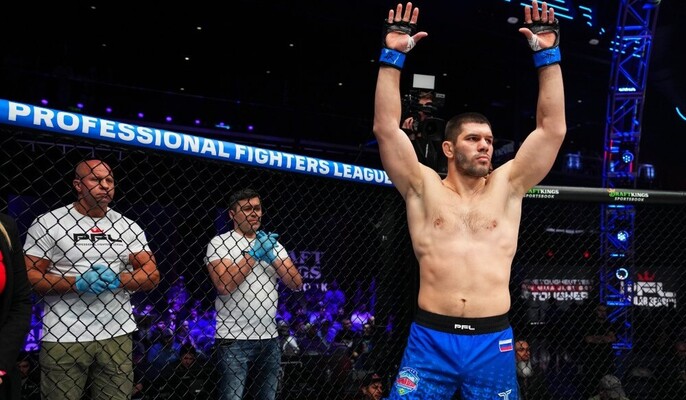 Valentin Moldavsky Defeats Sergey Bilostenniy in Heavyweight Slugfest - PFL 4 Highlights 1 Valentin Moldavsky def. Ante Delija 2024 PFL 1 02 2