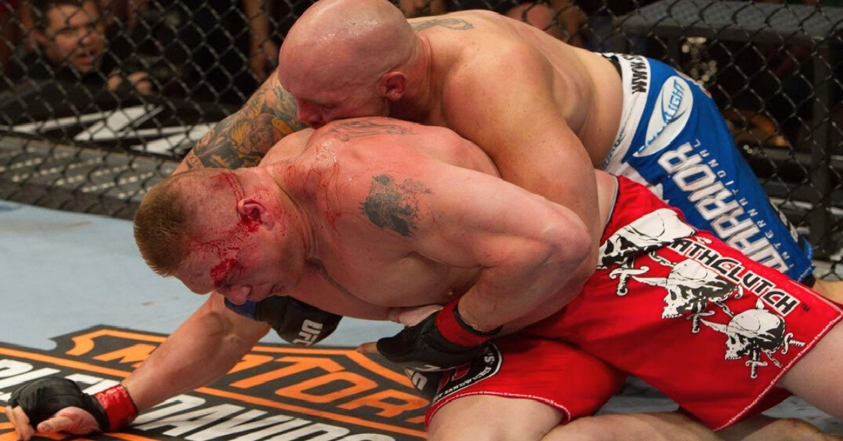 Watch: Brock Lesnar vs. Shane Carwin: UFC Drops Classic Heavyweight Match – Bloodied Brock Barely Survives